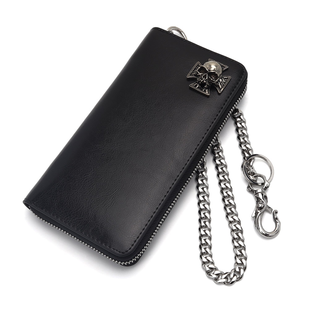 本革 長財布 チェーン付き [l026]