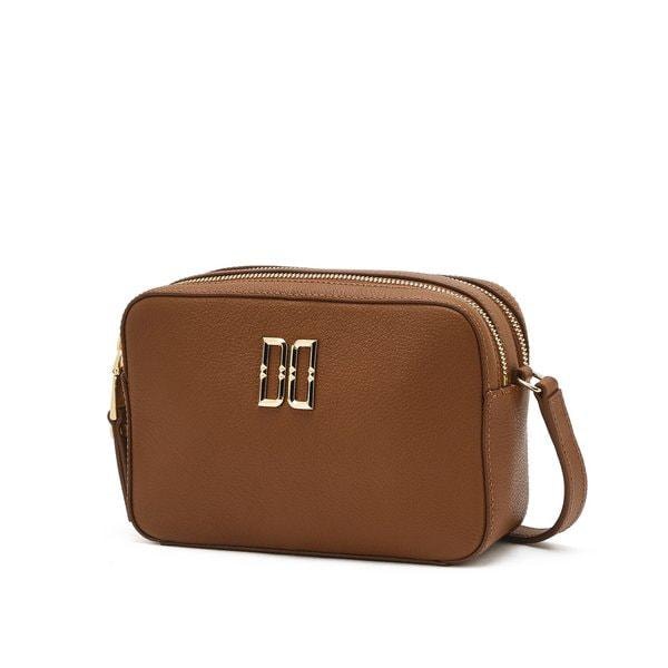 [25FW] [MELLOW] ブラウンゴールドロゴミニクロスバッグ DCWA5F059W2 20,734円