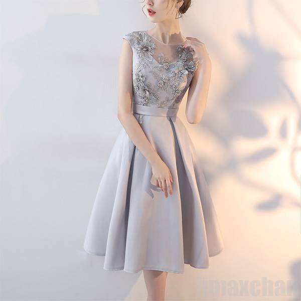 ミモレドレス 袖なし 結婚式 披露宴 パーティードレス ワンピース 二次会 謝恩会 成人式 演奏会 発表会 演奏会 20代 30代 40代 シャンペン グレー ブラック
