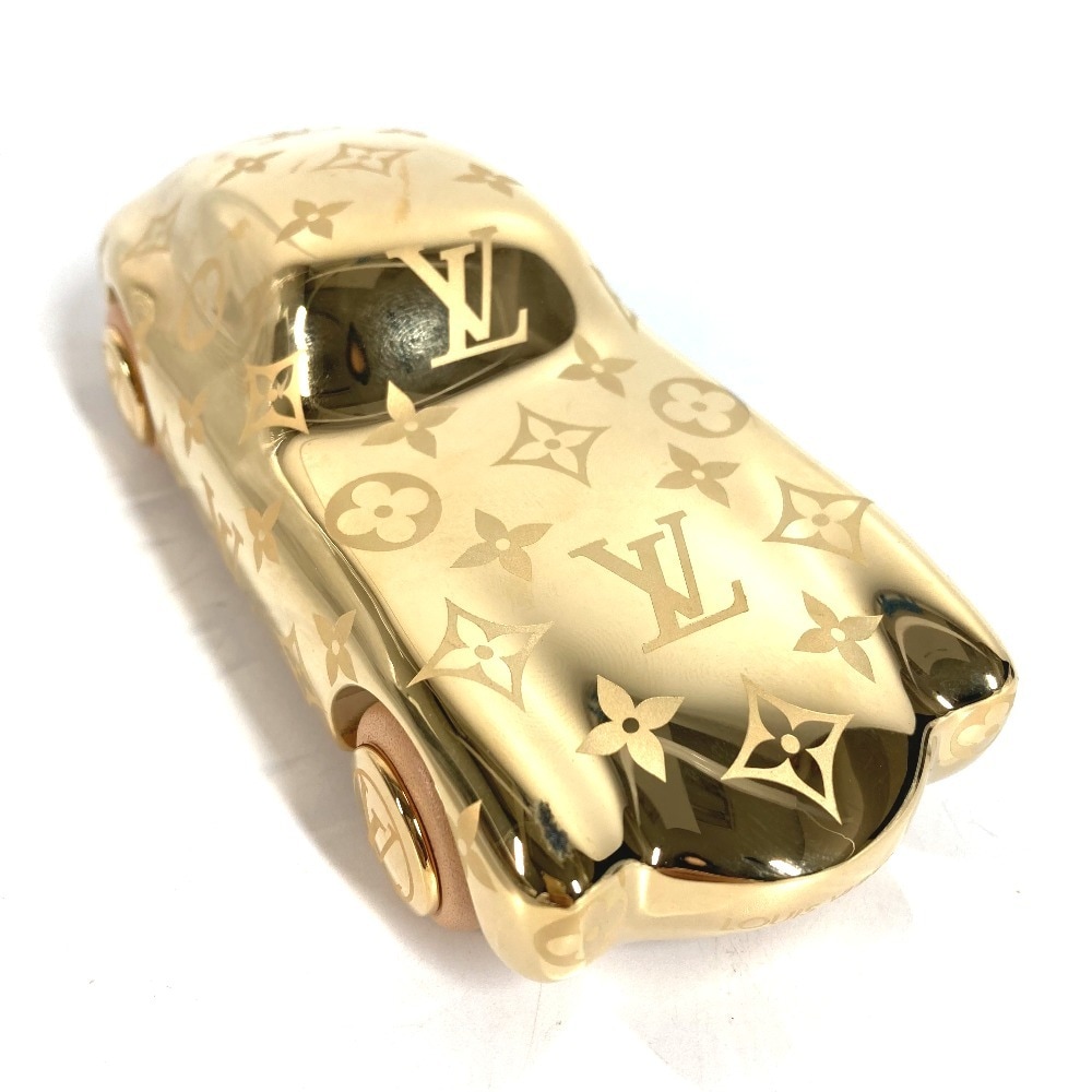 オブジェ R97981 VOGUEZ VOLEZ VOYAGEZ ペーパーウェイト モノグラム 非売品 車 カー CAR 真鍮 ゴールド