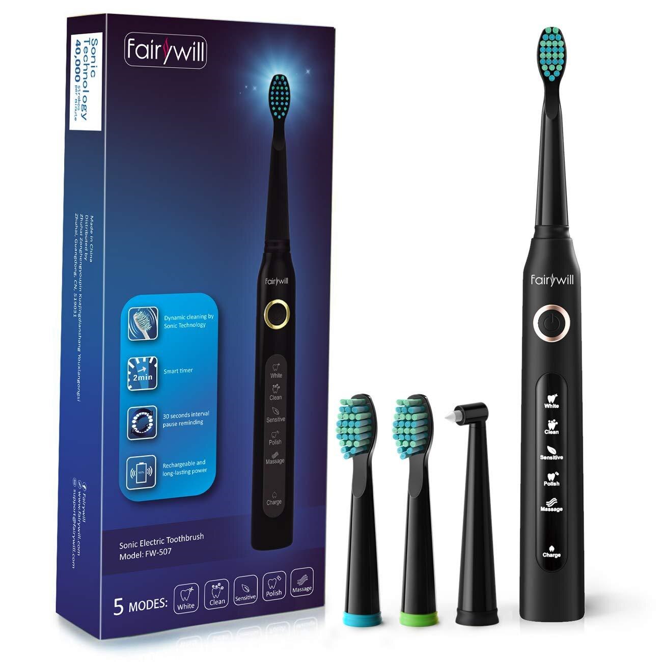 Electric Toothbrush Clean as Dentist Rechargeable