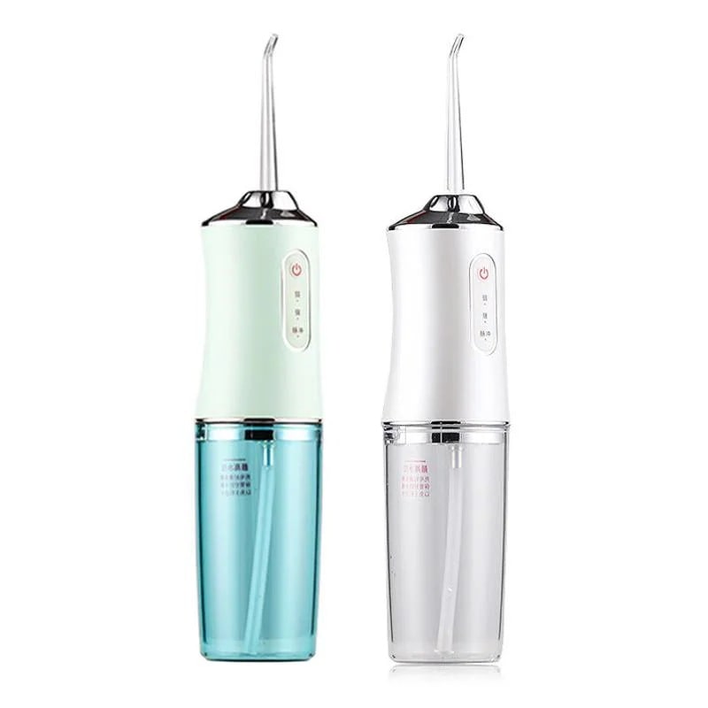歯抜き器ポータブル家庭用電動歯洗浄器口腔洗浄水歯線洗浄歯クリーナー歯垢矯正専用ハンドヘルドパルス歯洗浄器アップグレード充電モデル4ノズル強動力全身防水220 ml30%までに制限