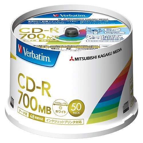 （まとめ買い）三菱化学メディア PC DATA用 CD-R SR80FP50V2 00011895 [x3] 6,047円