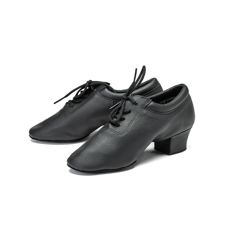 ティーチャーシューズ 豚革 ラテン 4cmヒール レザーソール レディース ガールズ ダンスシューズ サルサ 社交ダンス タンゴ レッスン 演出 BR161952L
