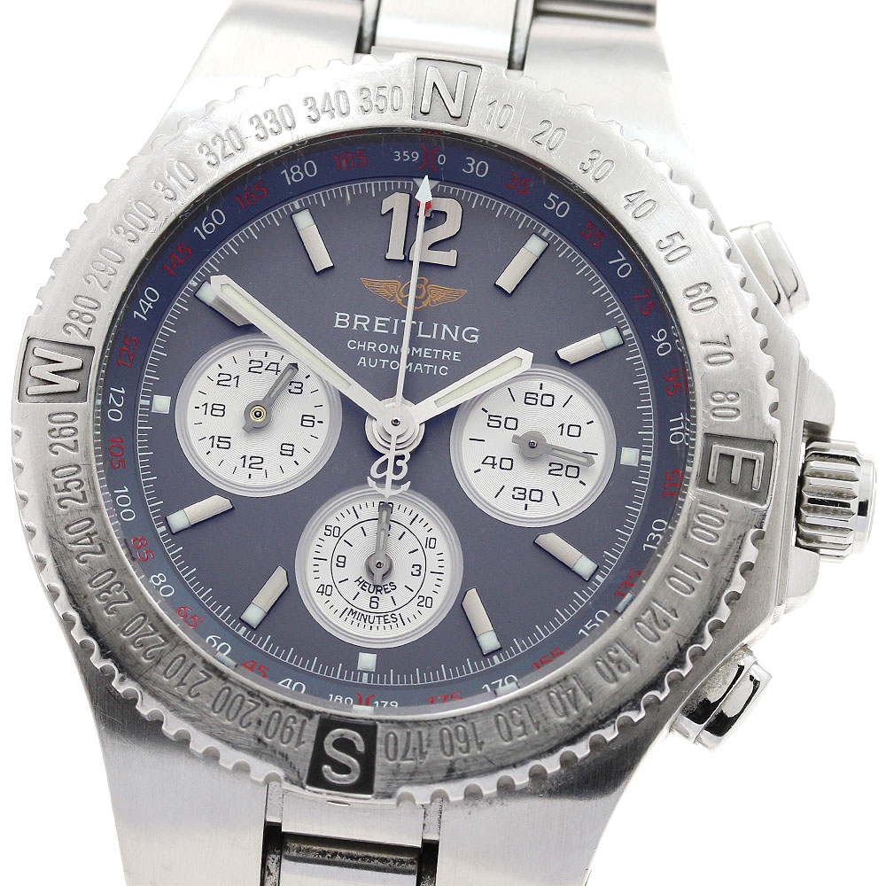 ブライトリング BREITLING A39362 ハーキュリーズ クロノグラフ 自動巻き メンズ _903162【中古】