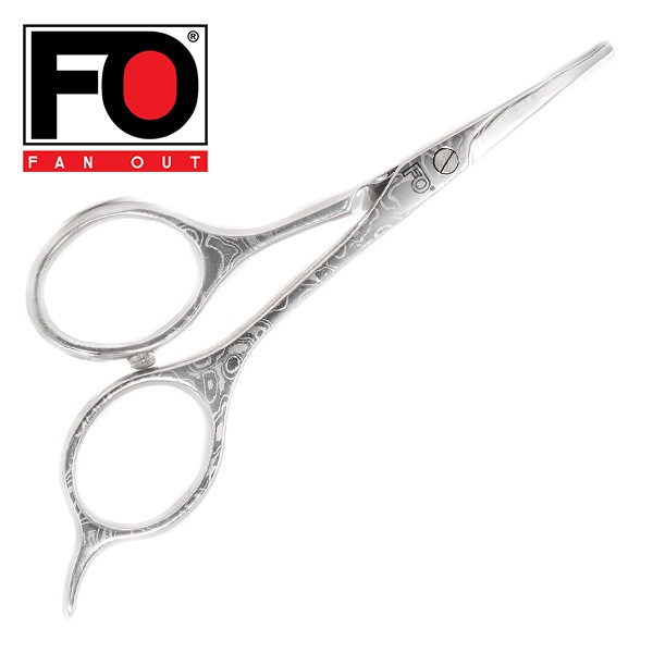 FANOUT ダマスカス小ばさみ(先丸)はさみ 美容ハサミ 日本製 FOK3