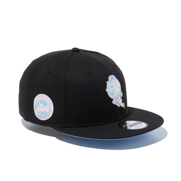 NEWERA ニューエラ キャップ 9FIFTY MLB Mascots ニューヨークメッツ ミスターメッツ ブラック キャップ 帽子 スナップバック サイズ調節可能 小物 送料無料 国内正規品