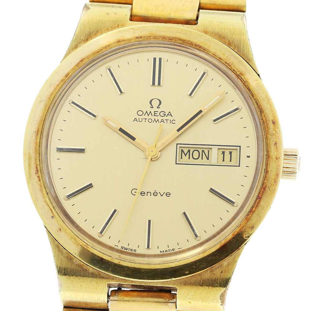 オメガ OMEGA 166.0174/366.0833 ジュネーブ デイデイト Cal.1022 36mm 自動巻き メンズ _921537【中古】
