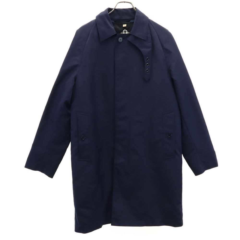 ライナー付き ステンカラーコート 46 ネイビー メンズ