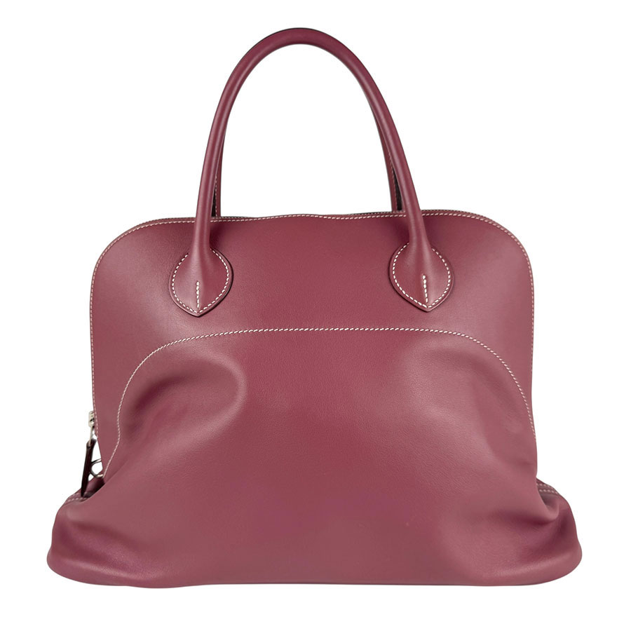 エルメス HERMES ハンドバッグ ボリード リラックス 35 ヴォーシッキム ローズウッド シルバー レディース z6196