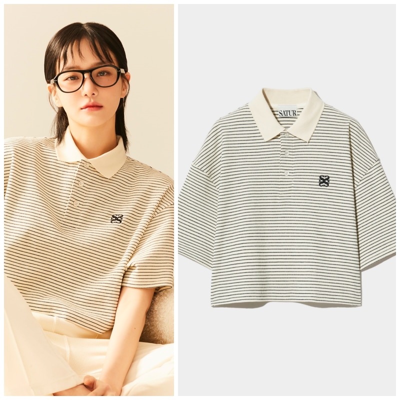 Qoo10] SATUR 【SATUR】 (W) STRIPE C : レディース服