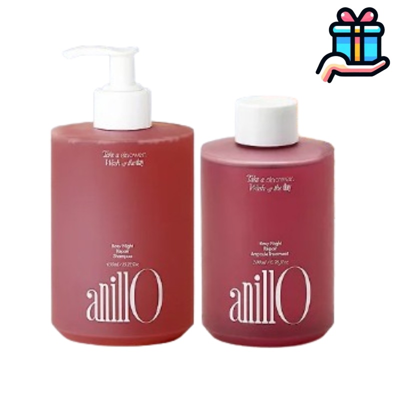 [韓国人気商品企画セット]ロジナイトリペアシャンプー450ml+トリートメント200mlセット ダメージヘア ヘアケア 毛髪ケア 頭皮ケア 水分 パサついた毛髪 頭皮栄養