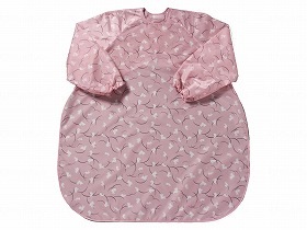 特殊衣料 食事前掛（超撥水）袖付 和柄うさぎ さくら 1040