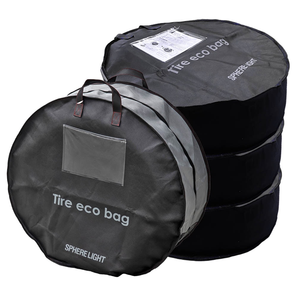 スフィアライト タイヤバッグ タイヤカバー 4本 600D 収納 収納袋 タイヤ ホイール タイヤトート 屋内用 盗難防止 交換 保管 2Lサイズ