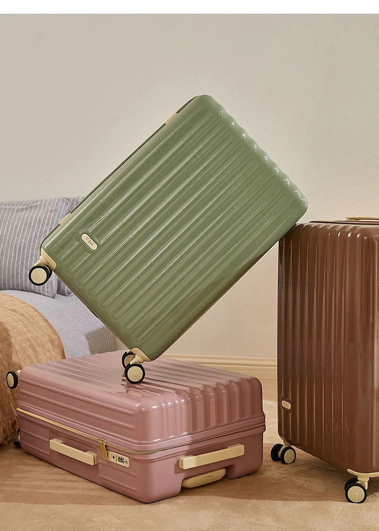 【1つ買うと10個無料】韓国ファッション スーツケース インチ パスワード ボーディングケース 超軽量 小さい新鮮な ラゲッジ ユニバーサルホイール 機内持ち込み 360回転キャスタ 24インチ