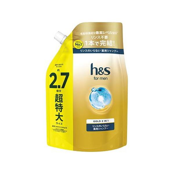 【6個セット】(1ケース)/HSFORMENゴールド2ＩＮ1シャンプー超特大サイズ 800ml[Ｐ＆Ｇジャパン]