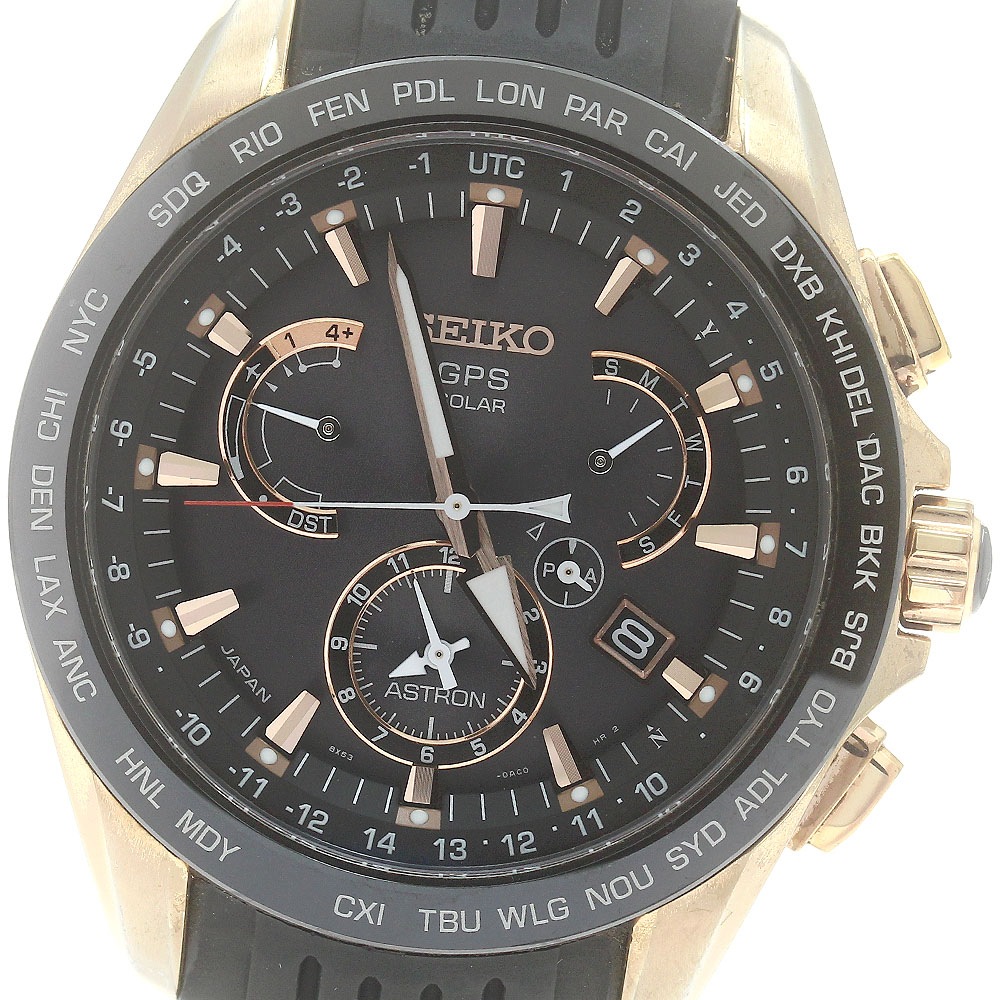 セイコー SEIKO SBXB055/8X53-0AC0-2 アストロン デイデイト ソーラー電波 メンズ _881667【中古】