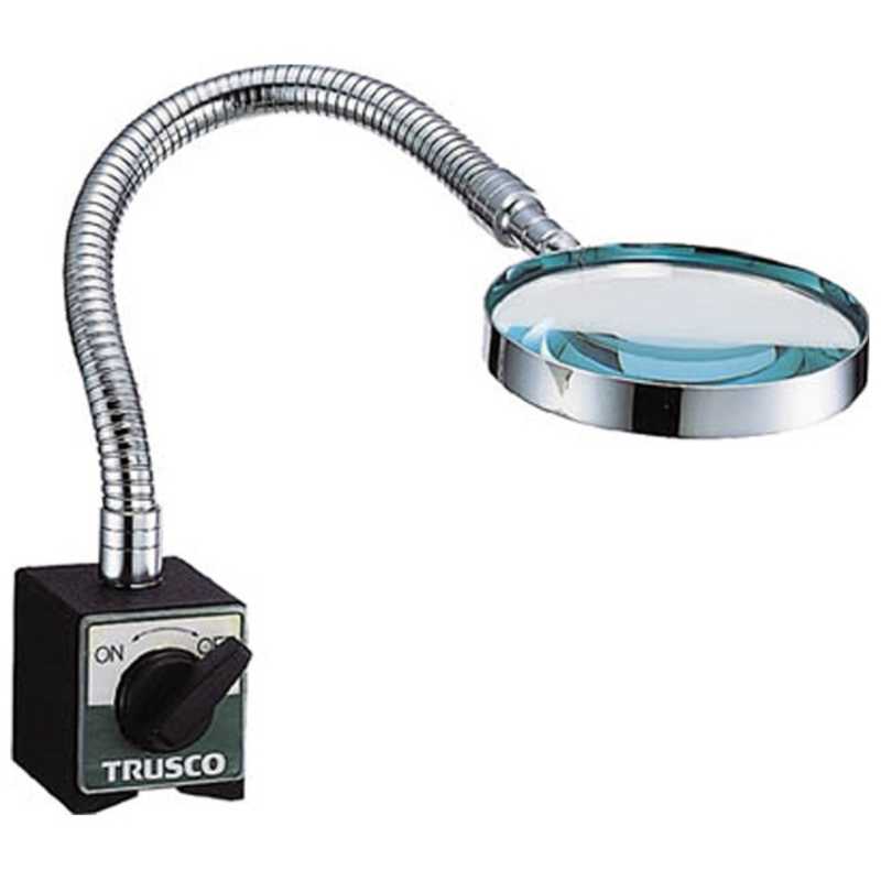 トラスコ中山　マグネット付拡大鏡 倍率2倍　TMK80