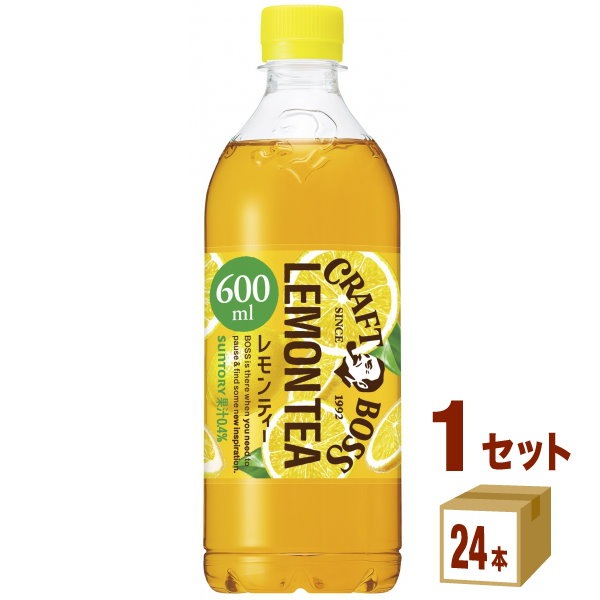 サントリー クラフトボス 柚子はちみつティー 600ml×24本×1ケース (24