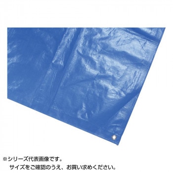鵜沢ネット 防水カバーシート 5.4×5.4m ブルー 3000 11282