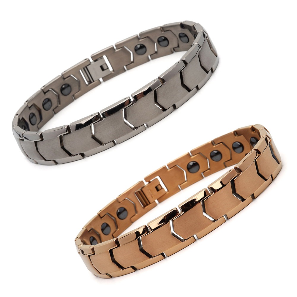 磁気ブレスレット 純チタン [b652]