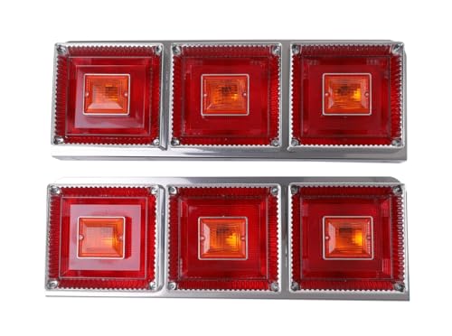 トラック 用 3連 テールランプ 24V 角型 大型 左右セット ひし形 デコトラ レトロ ハロゲン 汎用 社外品 カスタム パーツ