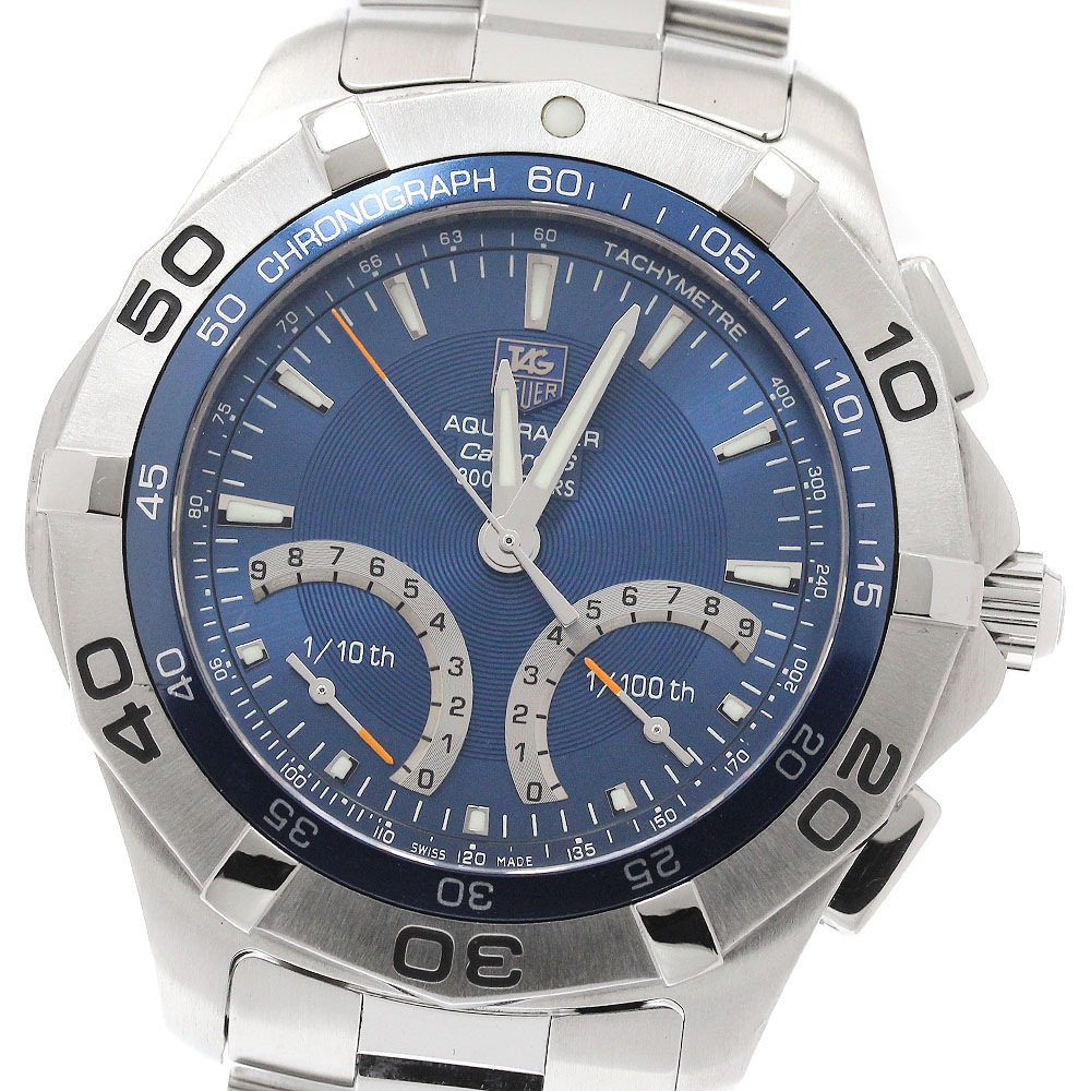 訳あり タグホイヤー TAG HEUER CAF7012 アクアレーサー キャリバーS クォーツ メンズ _946862【中古】