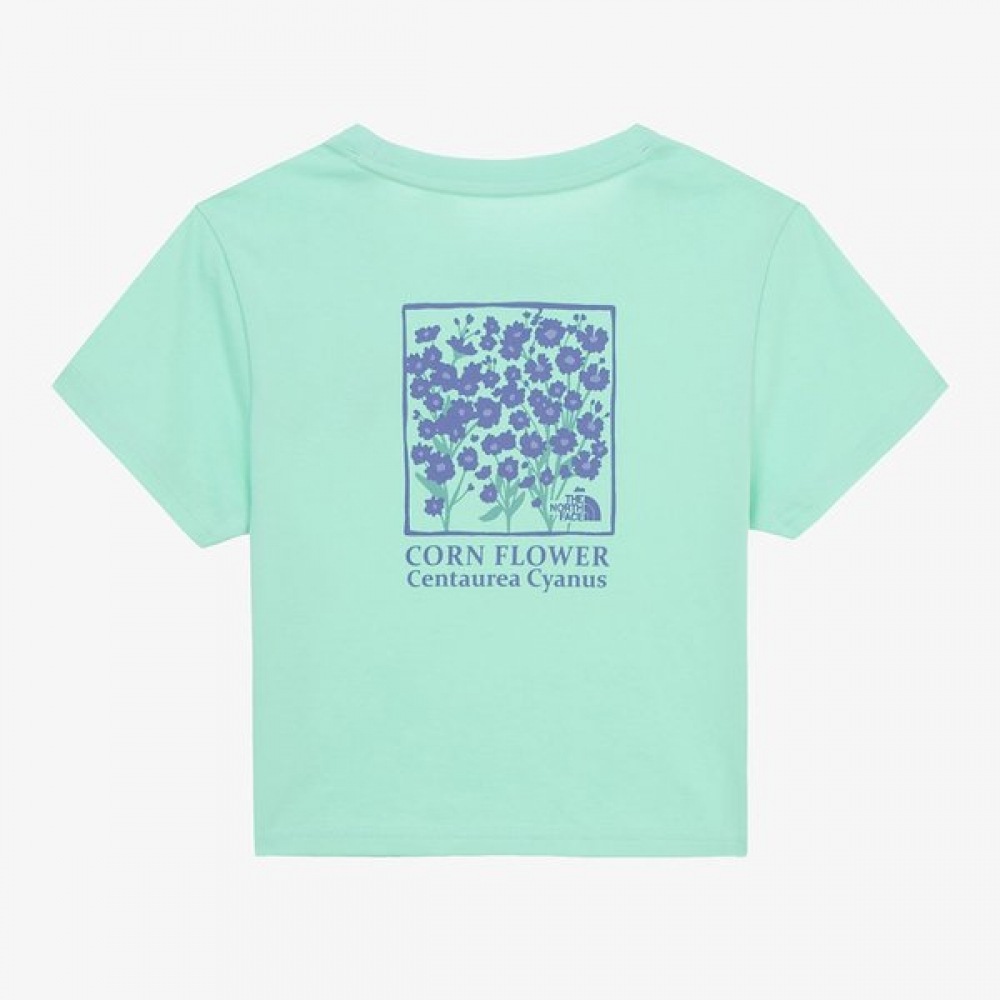 [ノースフェイス公式] NT7UR32E 女性用フローレット半袖Tシャツ_ピスタチオグリーン