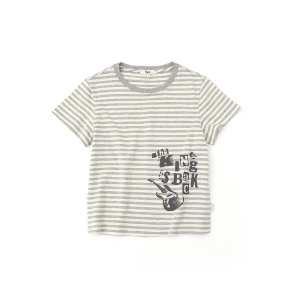 WMC WMC x JOOYEON THE KING IS BACK Striped T-Shirt LIGHT