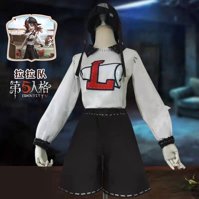 Identity Vアイデンティティ Vフィフスマンガラ選手リリーバリエコスチューム新品サバイバー服と帽子