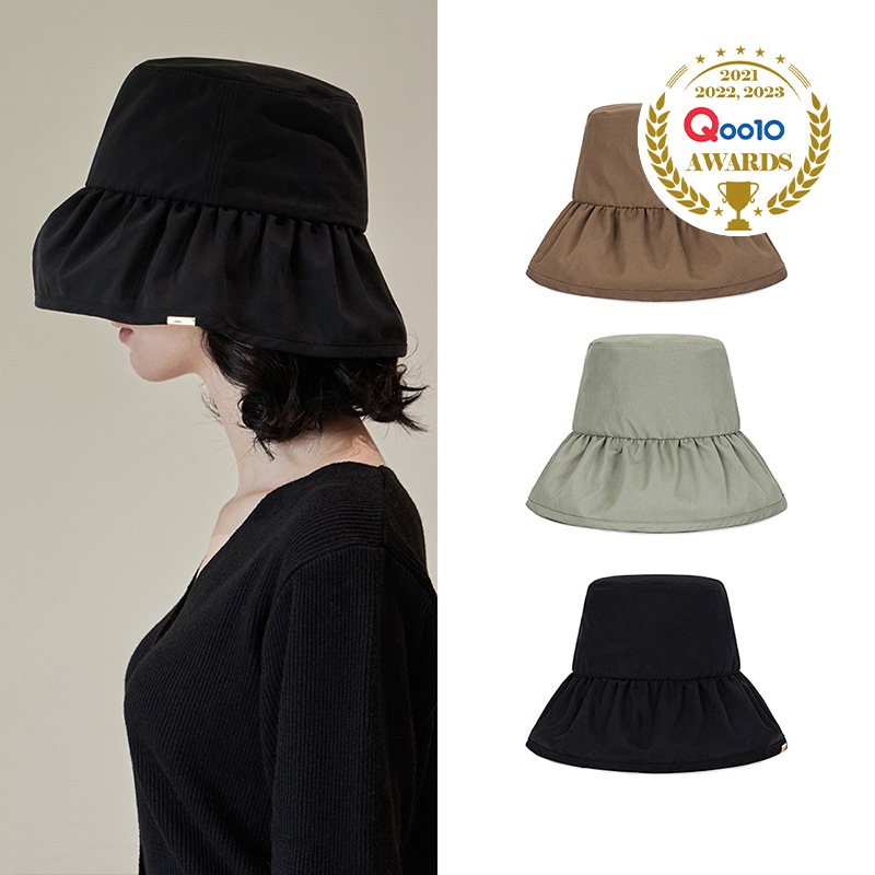 Metal Tip Shirring Bucket Hat / メタルチップ シャーリング バケットハット (3Color)