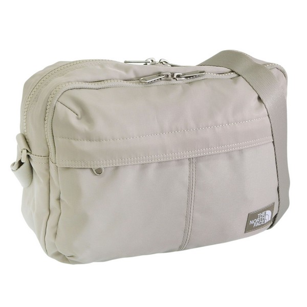 ノースフェイス バッグ メンズ レディース ショルダーバッグ ナイロン グレイッシュ ベージュ TRAVEL CROSS BAG M NN2PR74C-GRB THE NORTH FACE