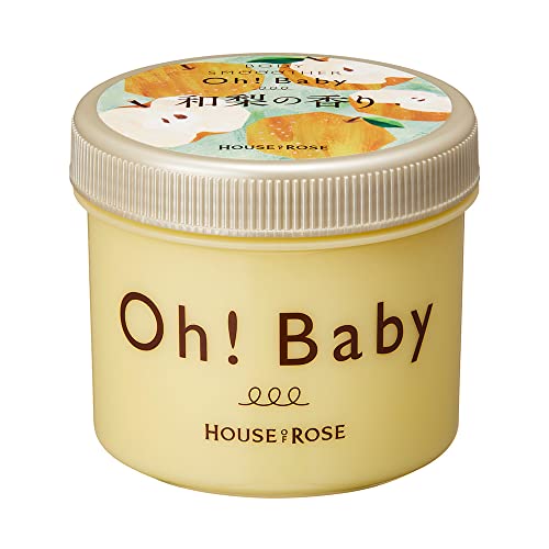 ハウスオブローゼ ボディスムーザー WN (和梨の香り) 350g ボディスクラブ ボディケア マッサージ 温泉水 肘 膝 かかと お尻 角質ケ