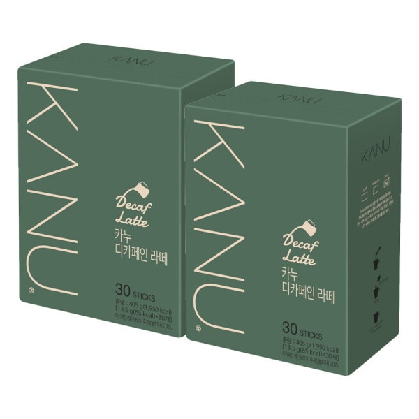 カヌー デカフェイン ラテ 30T X2個