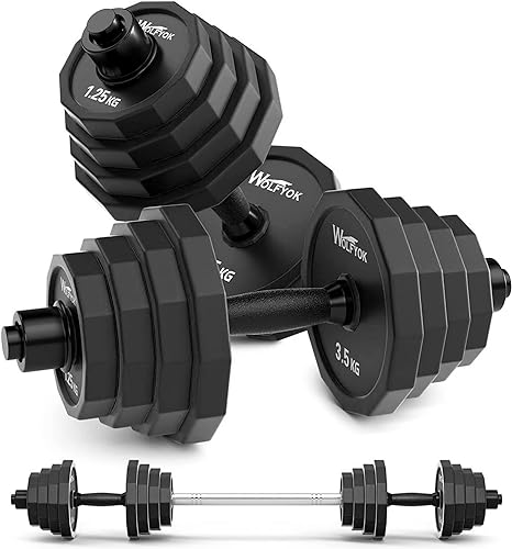 可変式 スチール製 20kg 30kg 40kg 2個セット 【3in1自主開発12角形・多段階重さ調節可】 筋トレ器具 バーベルにもなる ダンベルセット 【 (意匠権取得) 意匠登録1641845】