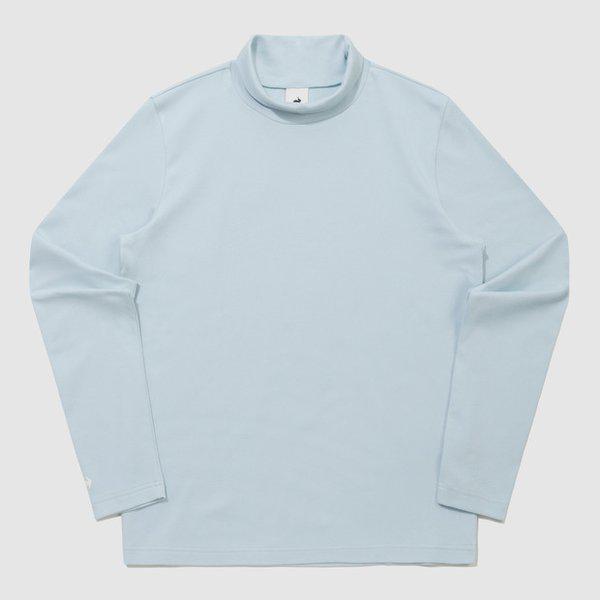 エッセンシャルレギュラーピーチ起毛モックネック長袖TシャツWBL / QQ423LRLO1 / 男女共用