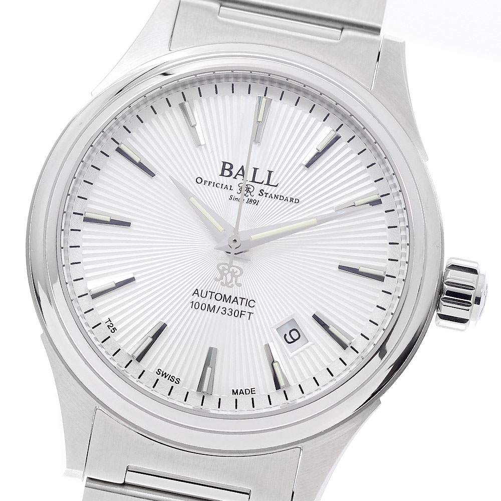 ボールウォッチ BALLWATCH NM2098C-S6J-SL ストークマン ヴィクトリー デイト 自動巻き メンズ 良品 保証書付き_952514【中古】