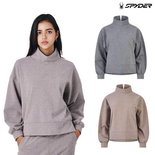 [] 女性ウールライクハーフネック長袖Tシャツ SPJWCNRL356W