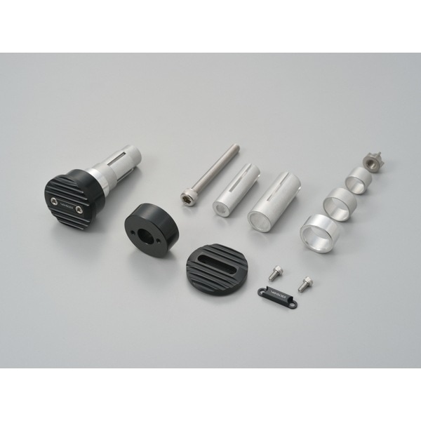 D16825 バーエンドミラーアダプターウェーブ ブラック