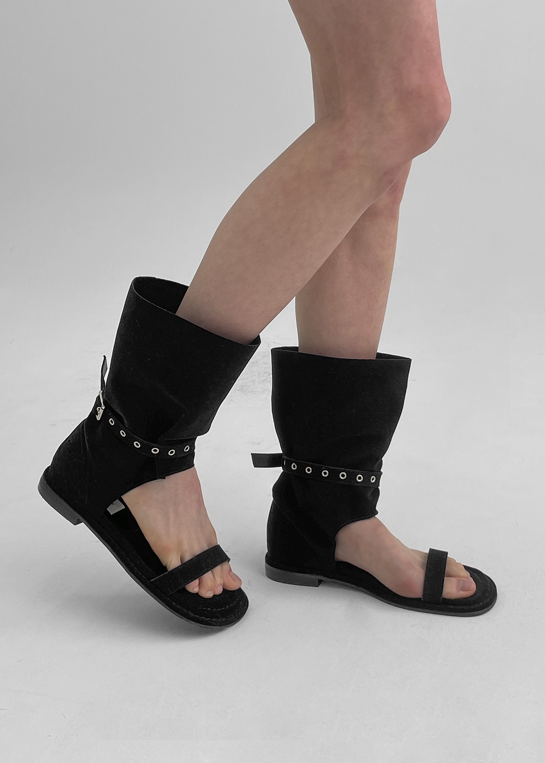 ティディアイレットスエードミドルブーツ