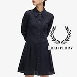 美品　フレッドペリー　ワンピース 楽天市場】フレッドペリー FRED PERRY テクスチャード トリム V