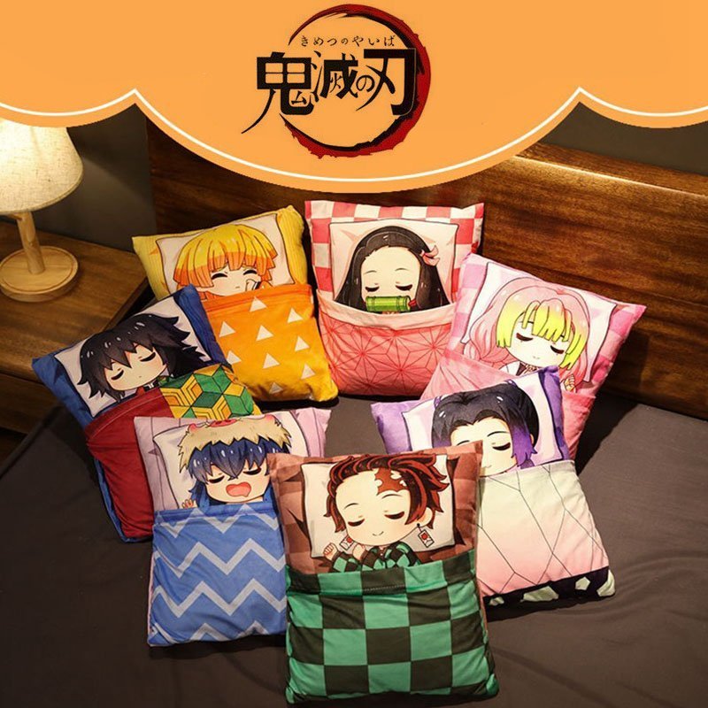Qoo10 鬼滅の刃風 抱き枕 我妻善逸 嘴平伊之助 ホビー コスプレ