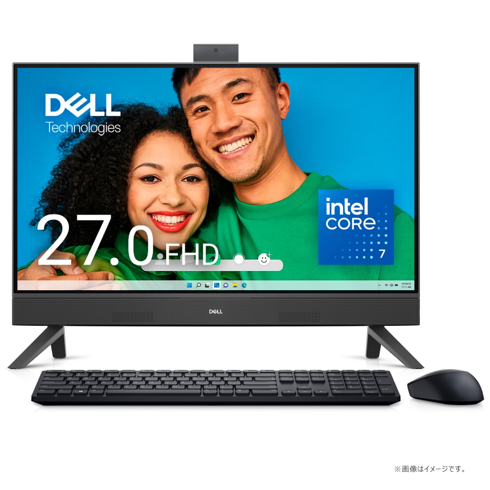 DELL（デル） 27.0型 オールインワンデスクトップパソコン Inspiron 27 7730（Core 7/ メモリ 16GB/ 1TB SSD）-　ダークシャドウグレー AI779TJEHL