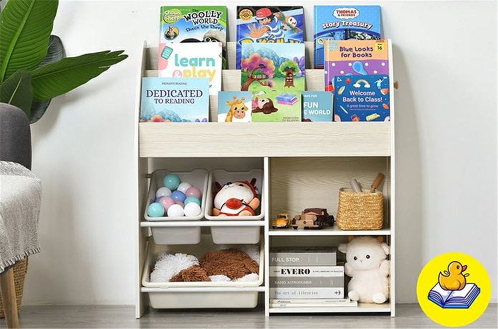 絵本棚 おもちゃ箱 収納ラック 絵本ラック キッズラック おもちゃ 収納 絵本 本棚 子供 おもちゃ 収納 大容量 おしゃれ 女の子 男の子 キッズ プレゼント