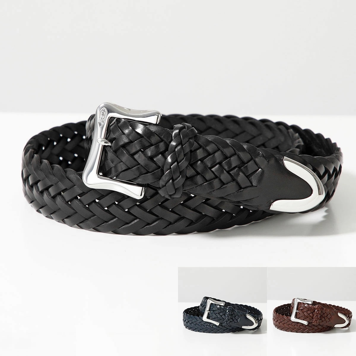 J&M DAVIDSON ベルト ENVELPE BUCKLE TIP END 30MM BENT-0TP-AN30 メンズ プンターレ メッシュベルト レザー カラー4色