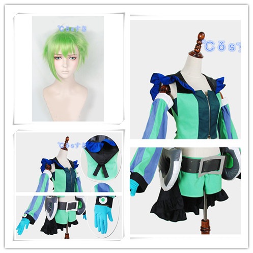 【短納期】マクロスΔ レイナ・フラウラー ウイッグ付 コスプレ衣装 高品.質 新品 アニメ コスチューム