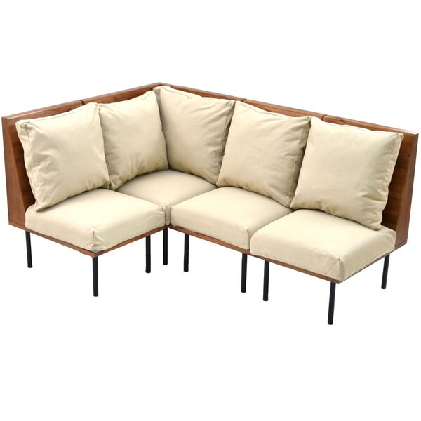 B.Bファニシング IFSE0325CABEG キャンバスベージュ infinite 三人掛けL型ソファー(300×3+301+303×4+304+307×4+309) メーカー直送