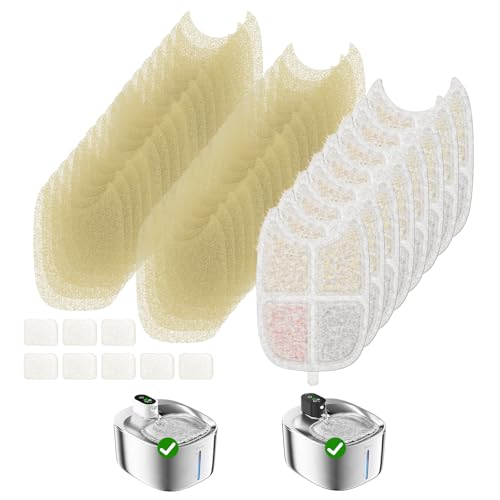 猫水飲み器フィルター 8個セット ペット給水器交換用フィルター 六層濾過フィルター FS10 Pro専用