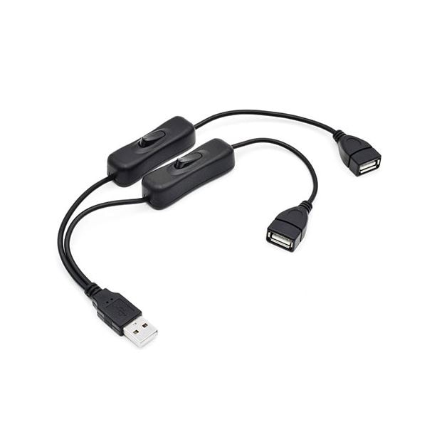 [5個セット] 日本トラストテクノロジー JTT USB電源分岐ケーブル 0.3m USBSPC-03X5