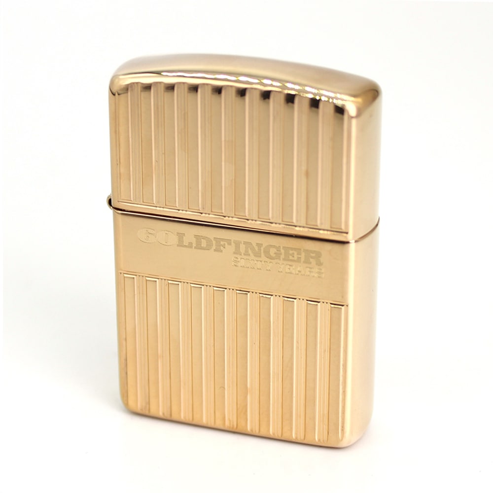 Zippo ジッポーライター007ゴールドフィンガーコラボリミテッド北米シリーズ46467パターン刻印
